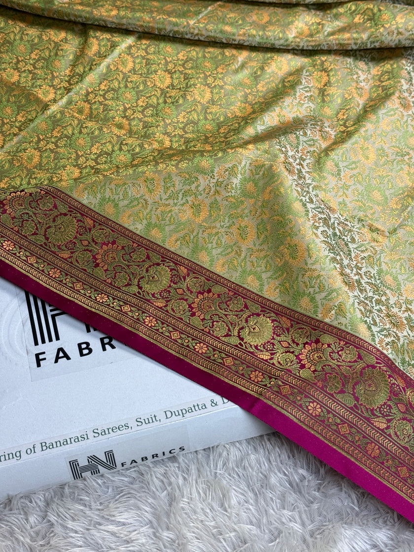 BANARASI JAMAWAR TANCHUI SILK SAREE JM001