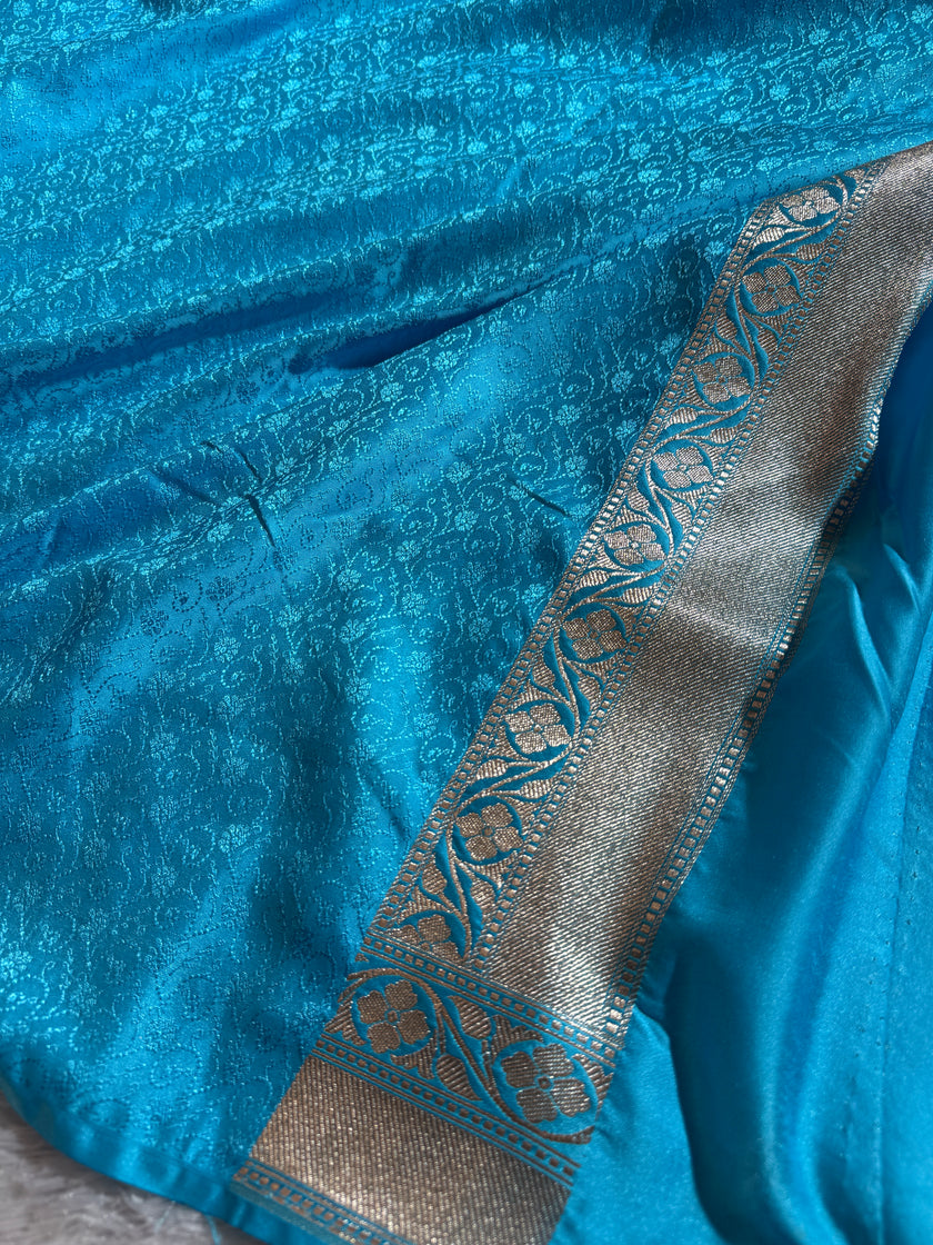 BANARASI MASHRU KATAN SILK SAREE HN502