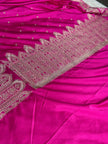 Banarasi mashru katan silk saree Swavroski Work hn102