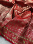 BANARASI SATIN SILK SAREE BRIDAL DESIGN HN600