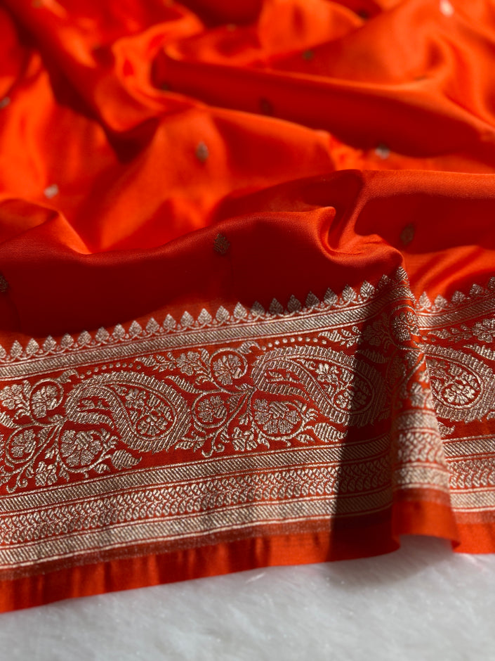 BANARASI MASHRU KATAN SILK SAREE HN521