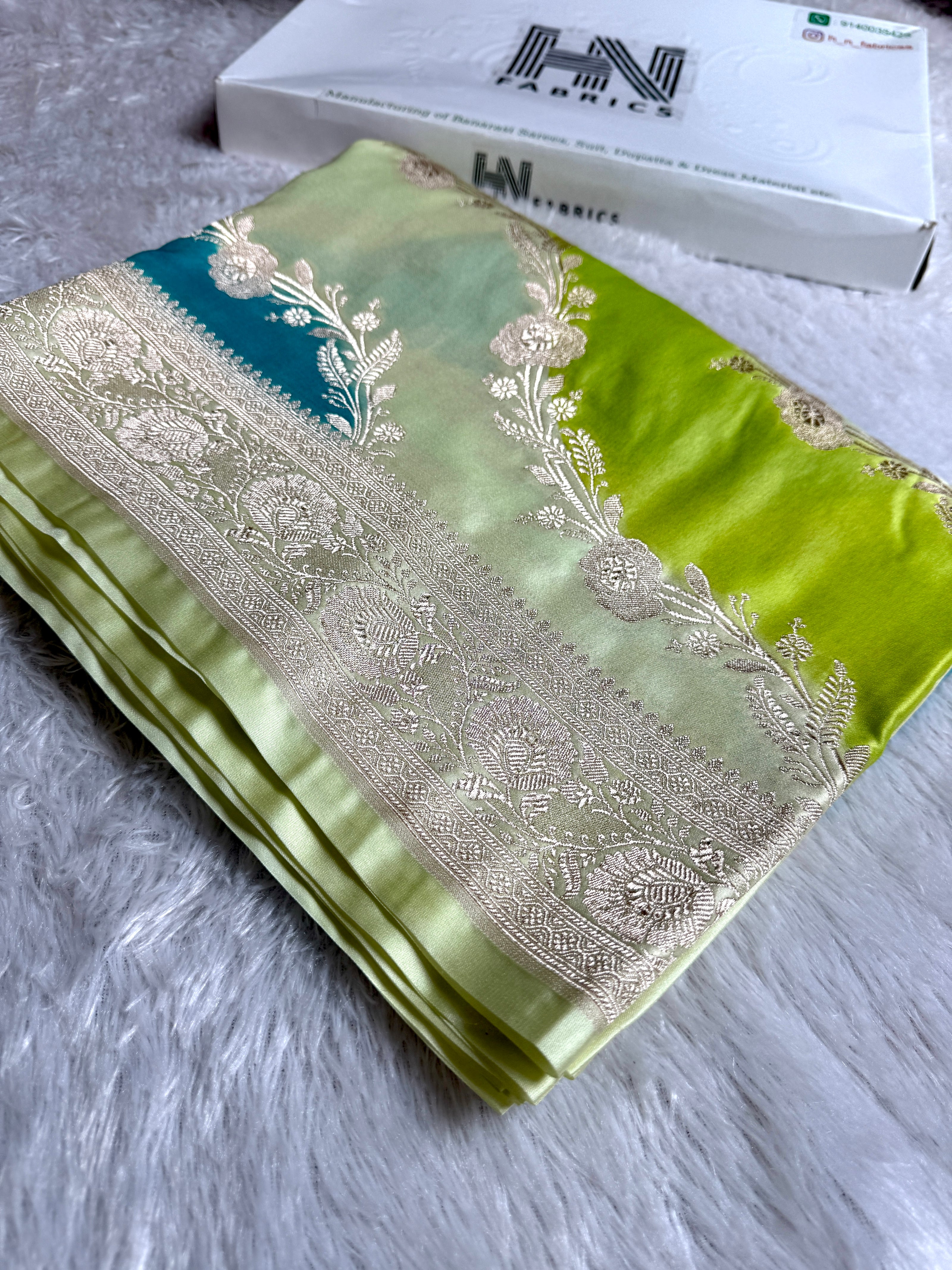BANARASI MASHRU KATAN SILK SAREE HN540