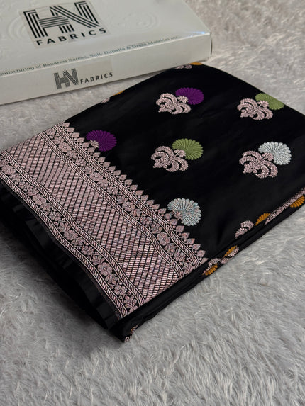 BANARASI MASHRU KATAN SILK SAREE MK050