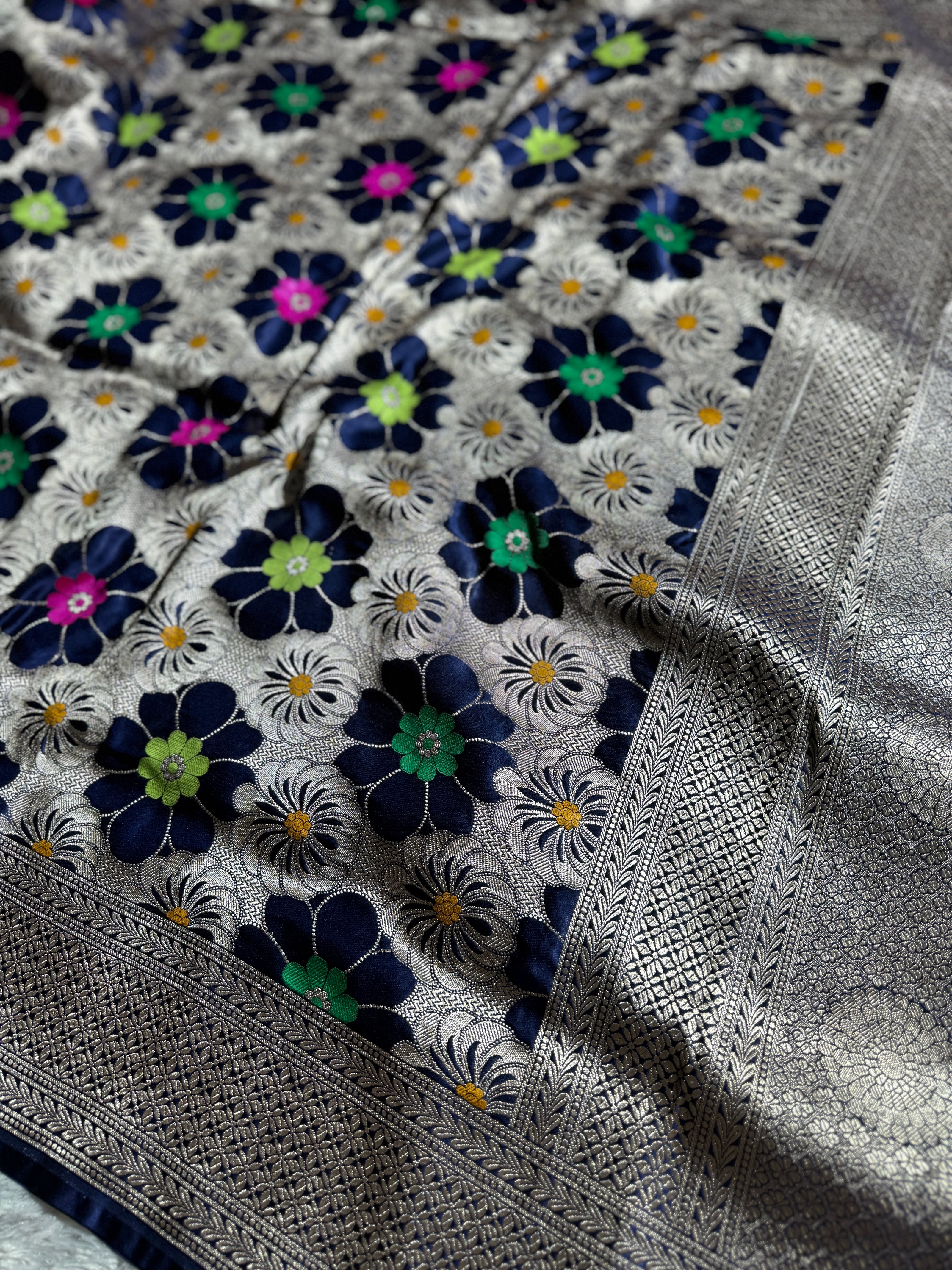 BANARASI MASHRU KATAN SILK SAREE HN166