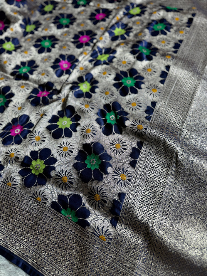 BANARASI MASHRU KATAN SILK SAREE HN166