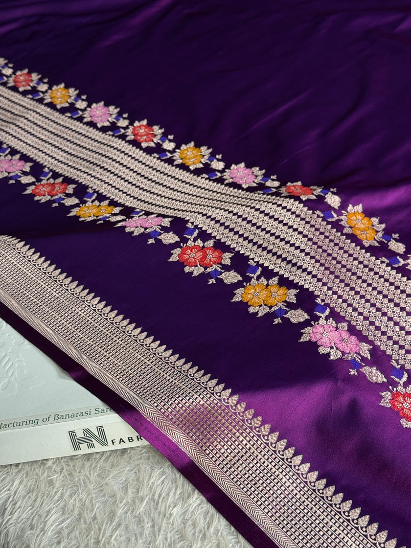 BANARASI MASHRU KATAN SILK SAREE MK071