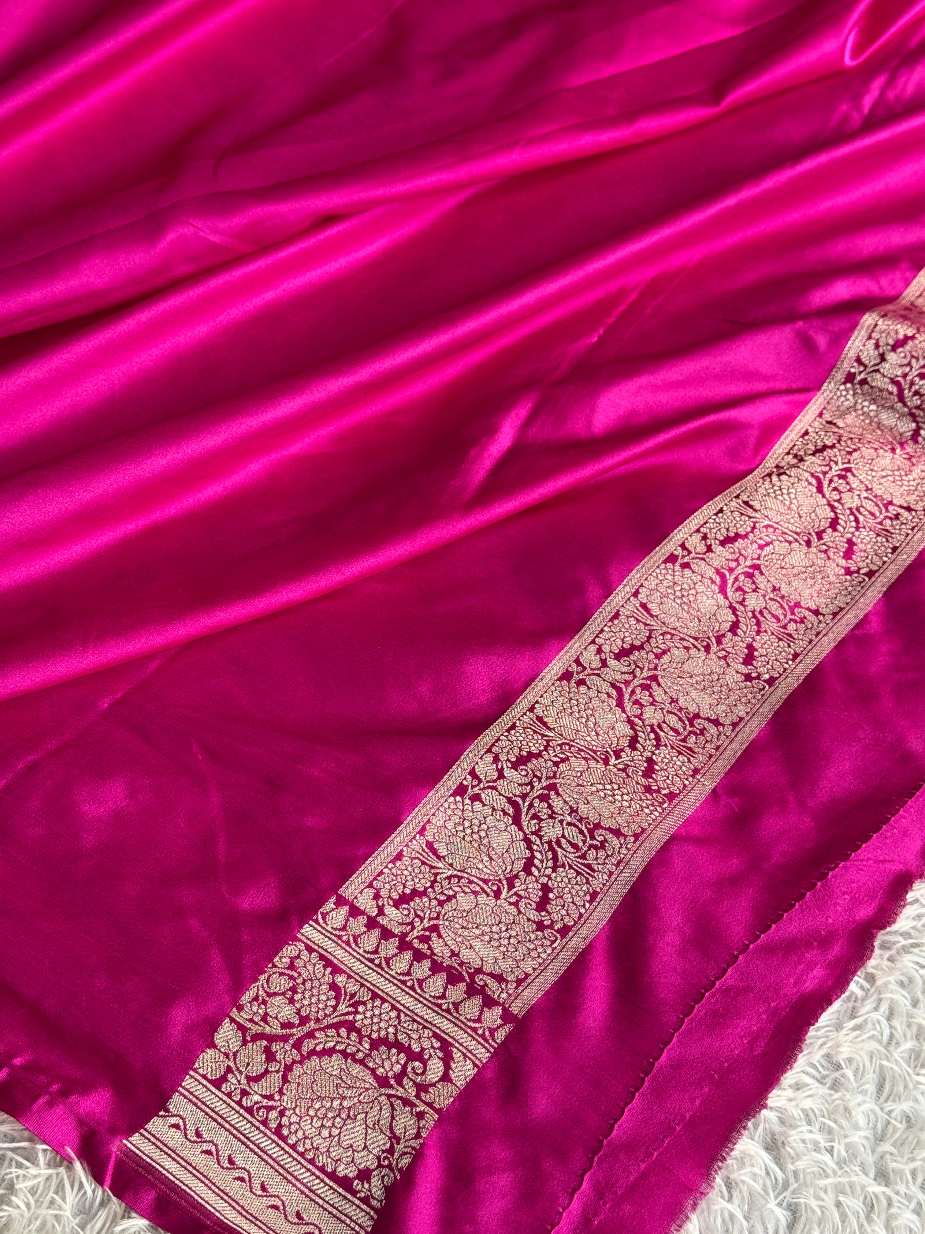 BANARASI MASHRU KATAN SILK SAREE MK101