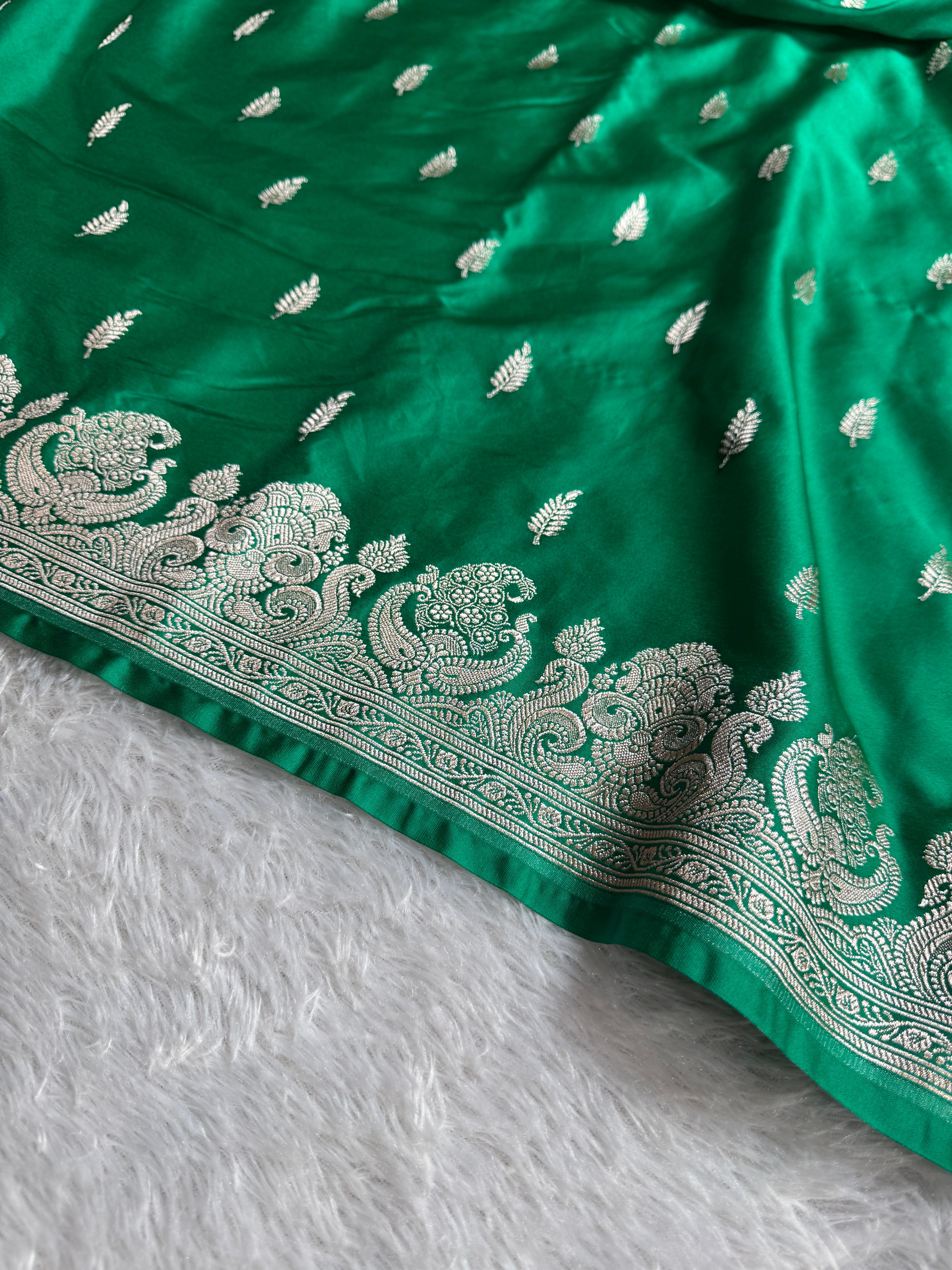 BANARASI MASHRU KATAN SILK SAREE HN539