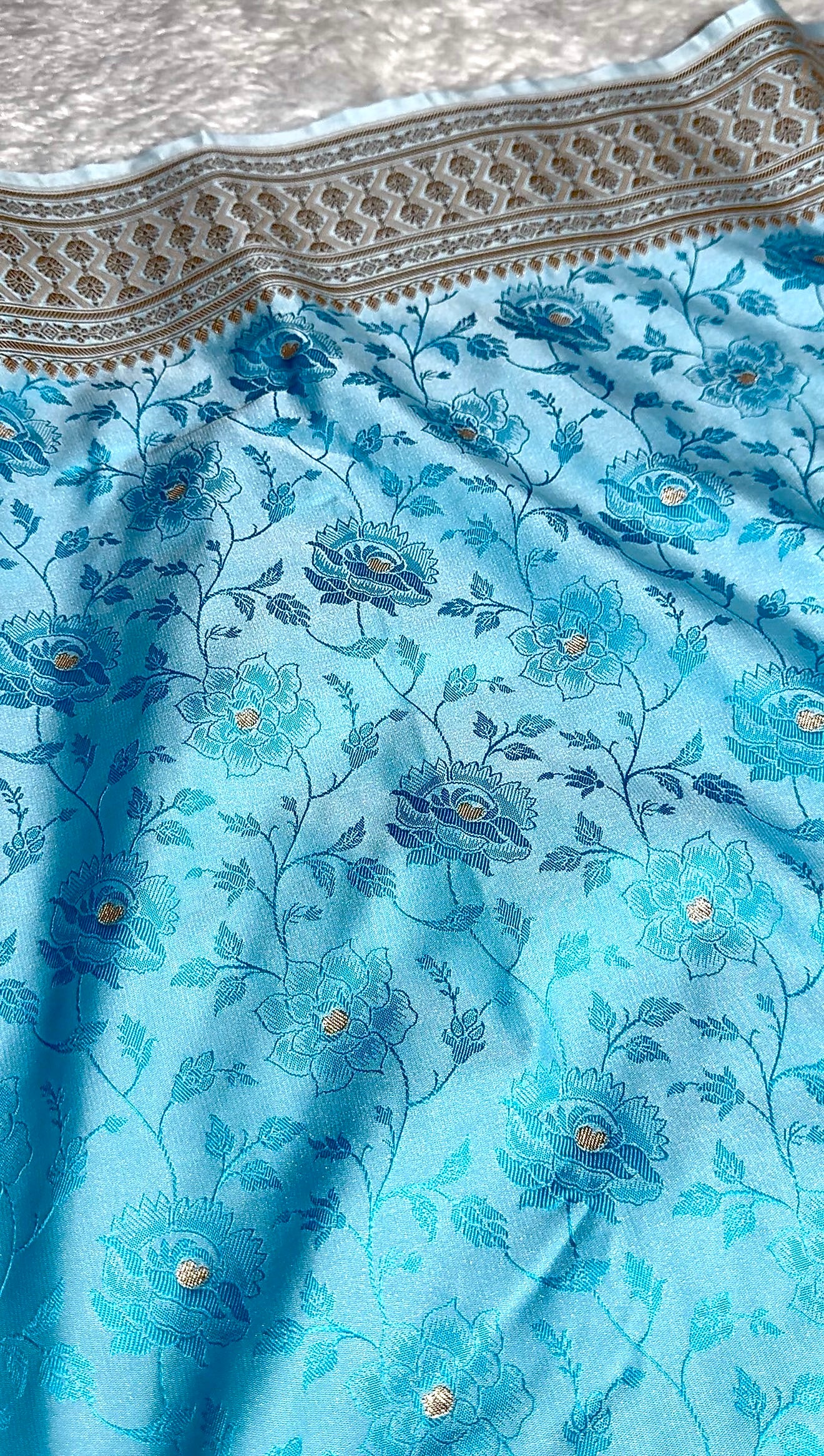 Banarasi Mashru Katan Silk Saree Tanchui Design HN300