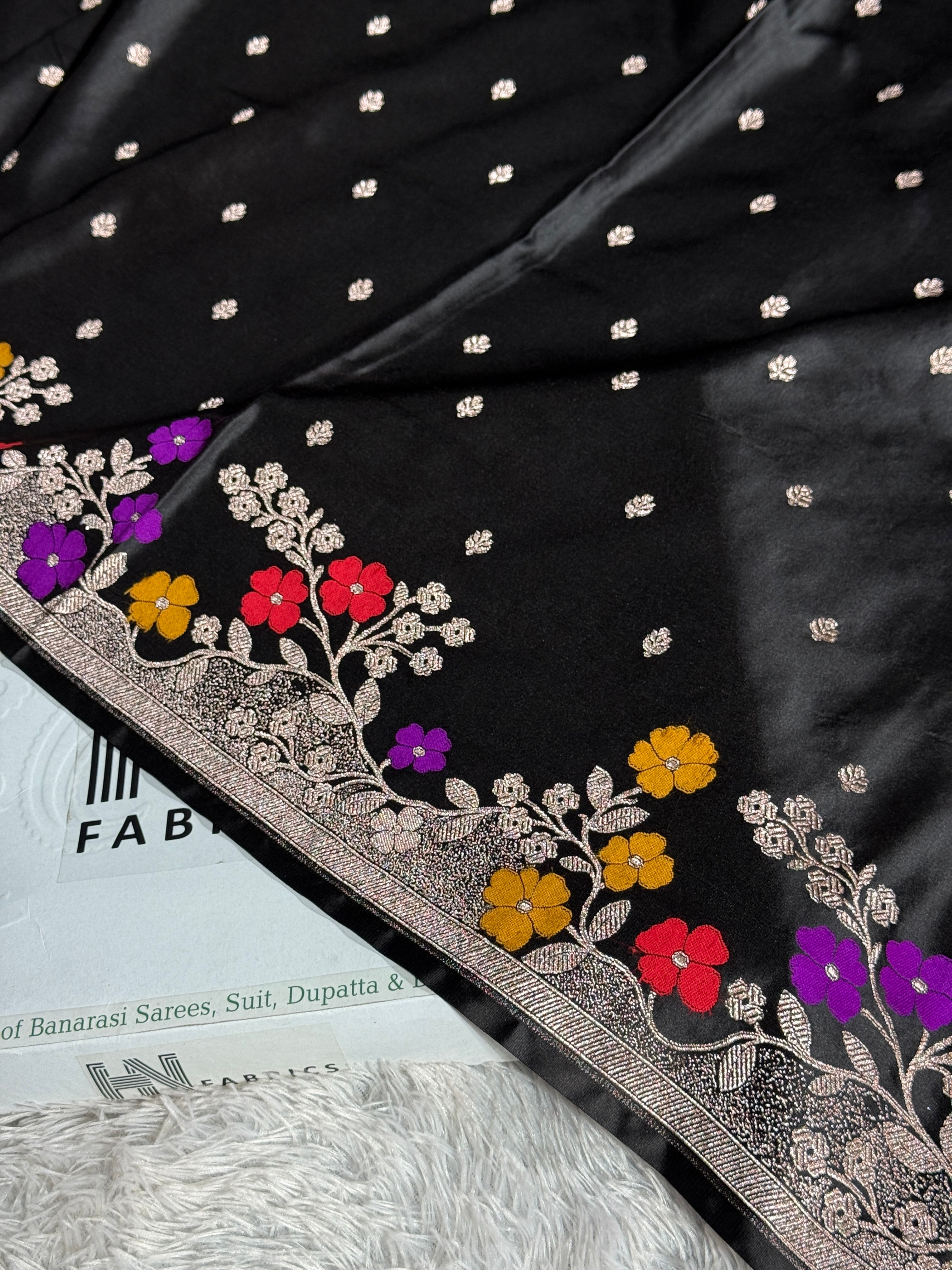 BANARASI MASHRU KATAN SILK SAREE MK020