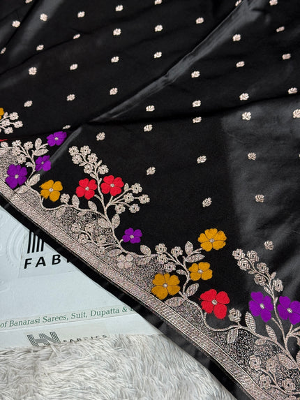 BANARASI MASHRU KATAN SILK SAREE MK020