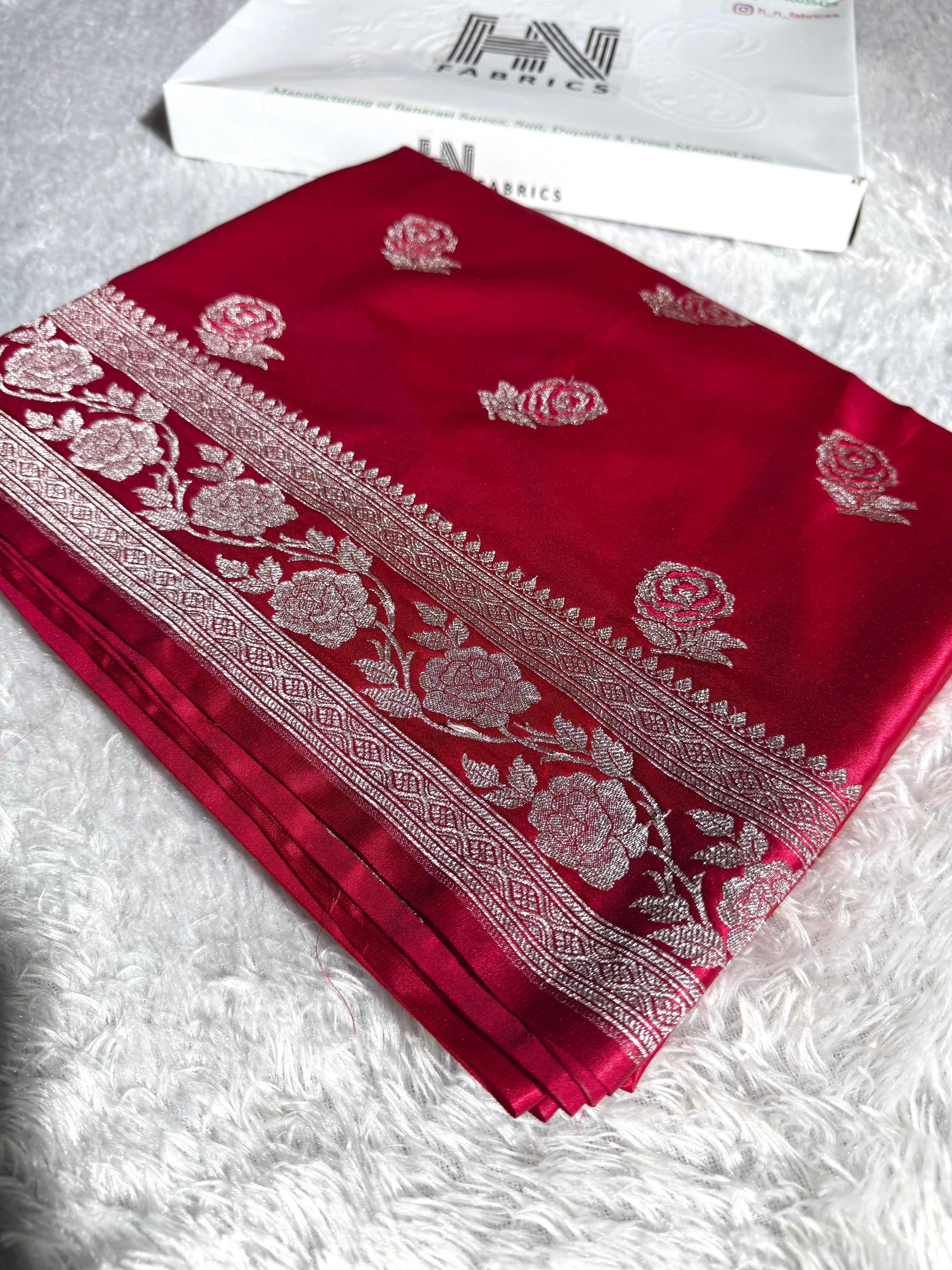 BANARASI MASHRU KATAN SILK SAREE HN507