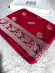 BANARASI MASHRU KATAN SILK SAREE HN507