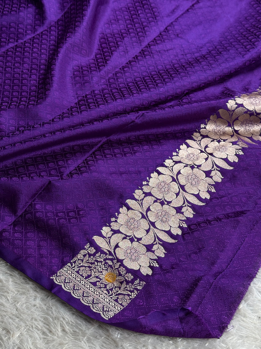 BANARASI MASHRU KATAN SILK SAREE MK029