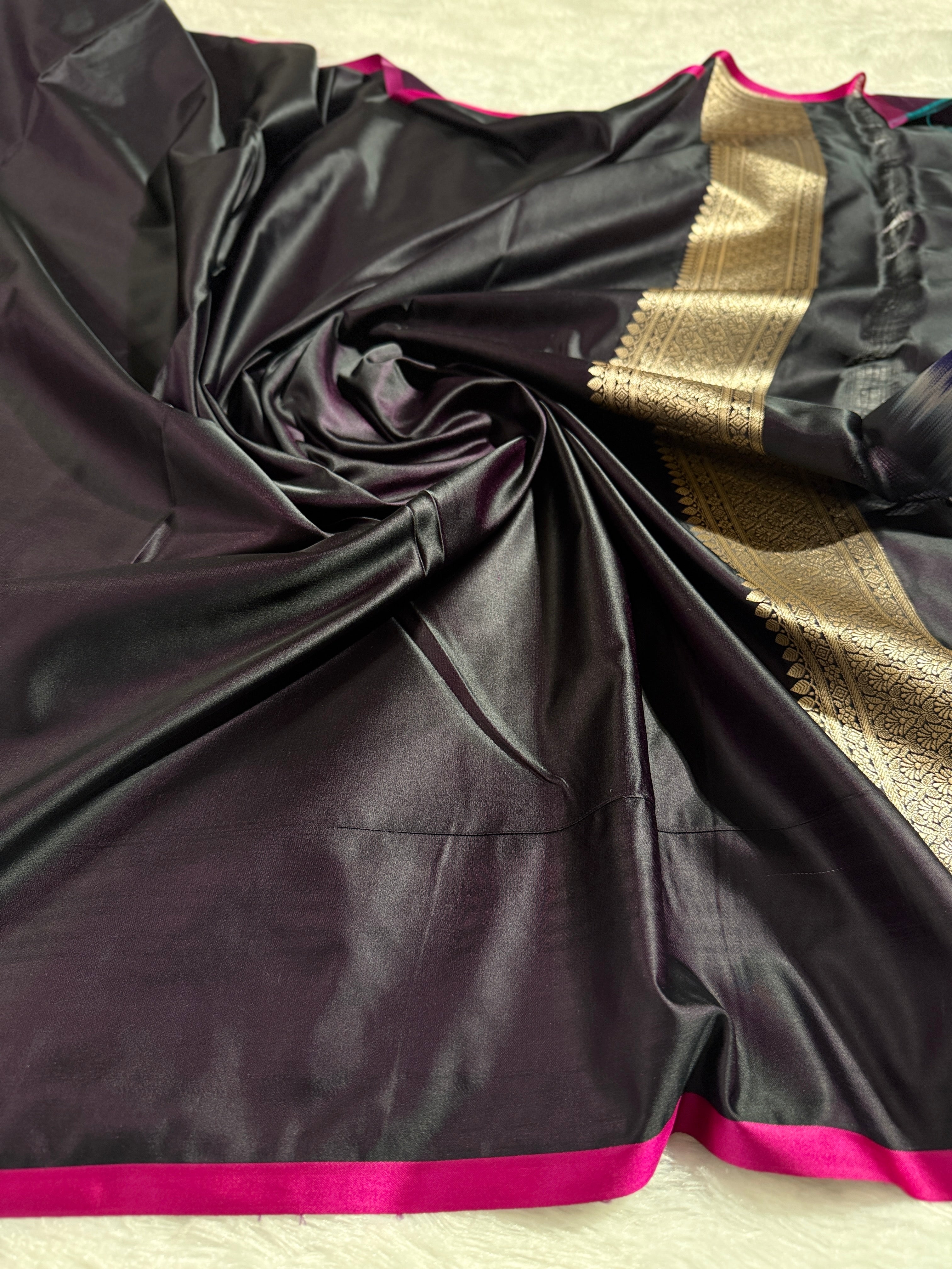 BANARASI MASHRU KATAN SILK SAREE HN531