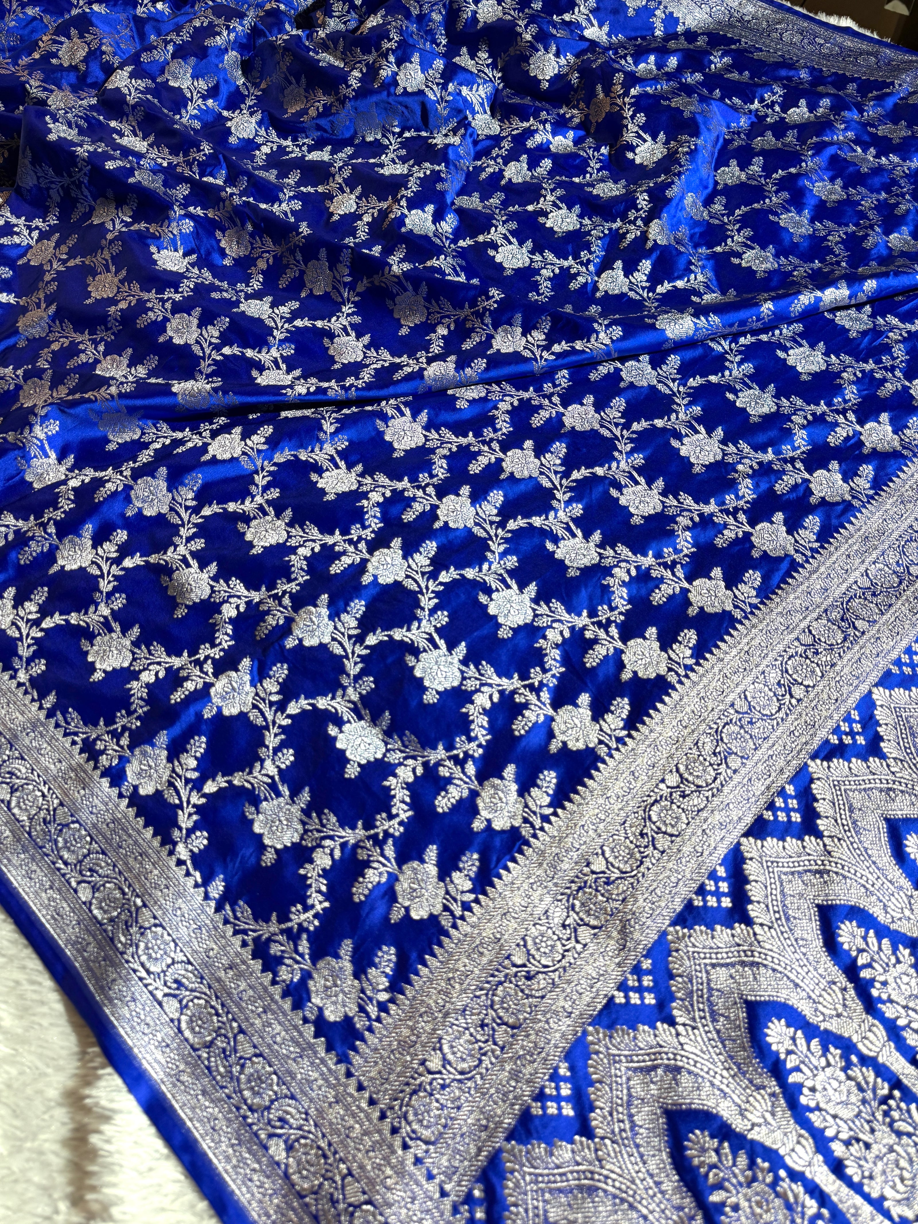 BANARASI MASHRU KATAN SILK SAREE HN380