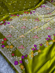 BANARASI MASHRU KATAN SILK SAREE MK020