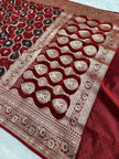 BANARASI MASHRU KATAN SILK SAREE HN536
