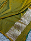 BANARASI MASHRU KATAN SILK SAREE MENAKARI WORK HN500