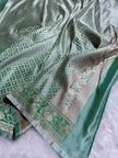 BANARASI MASHRU KATAN SILK SAREE HN521