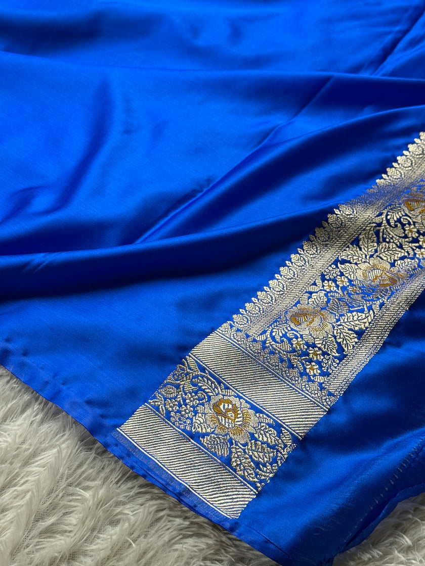 BANARASI MASHRU KATAN SILK SAREE HN101