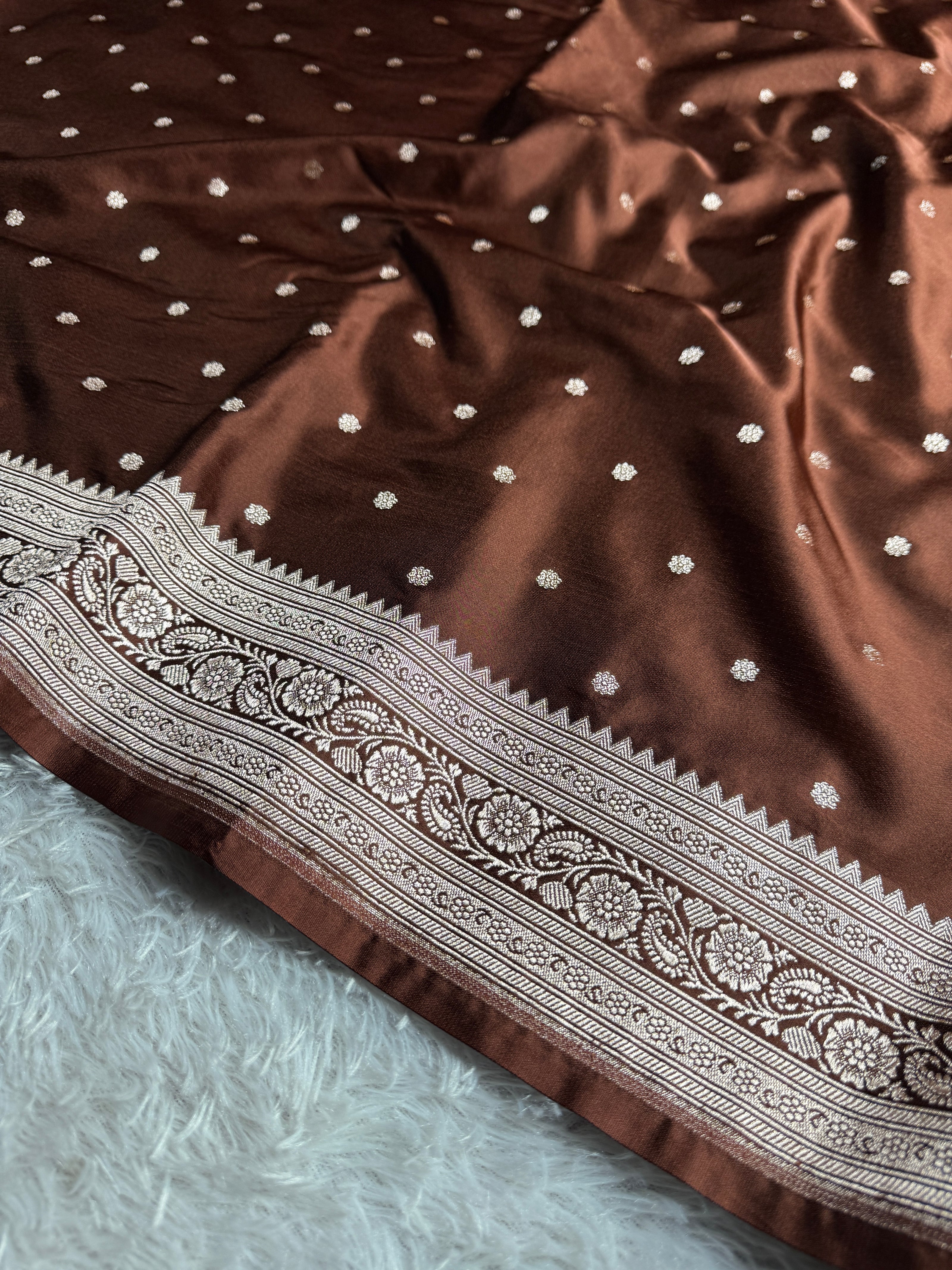 BANARASI MASHRU KATAN SILK SAREE HN542