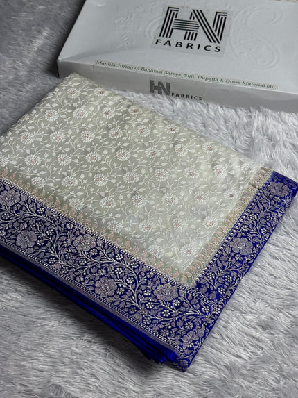 BANARASI MASHRU KATAN SILK SAREE HN820