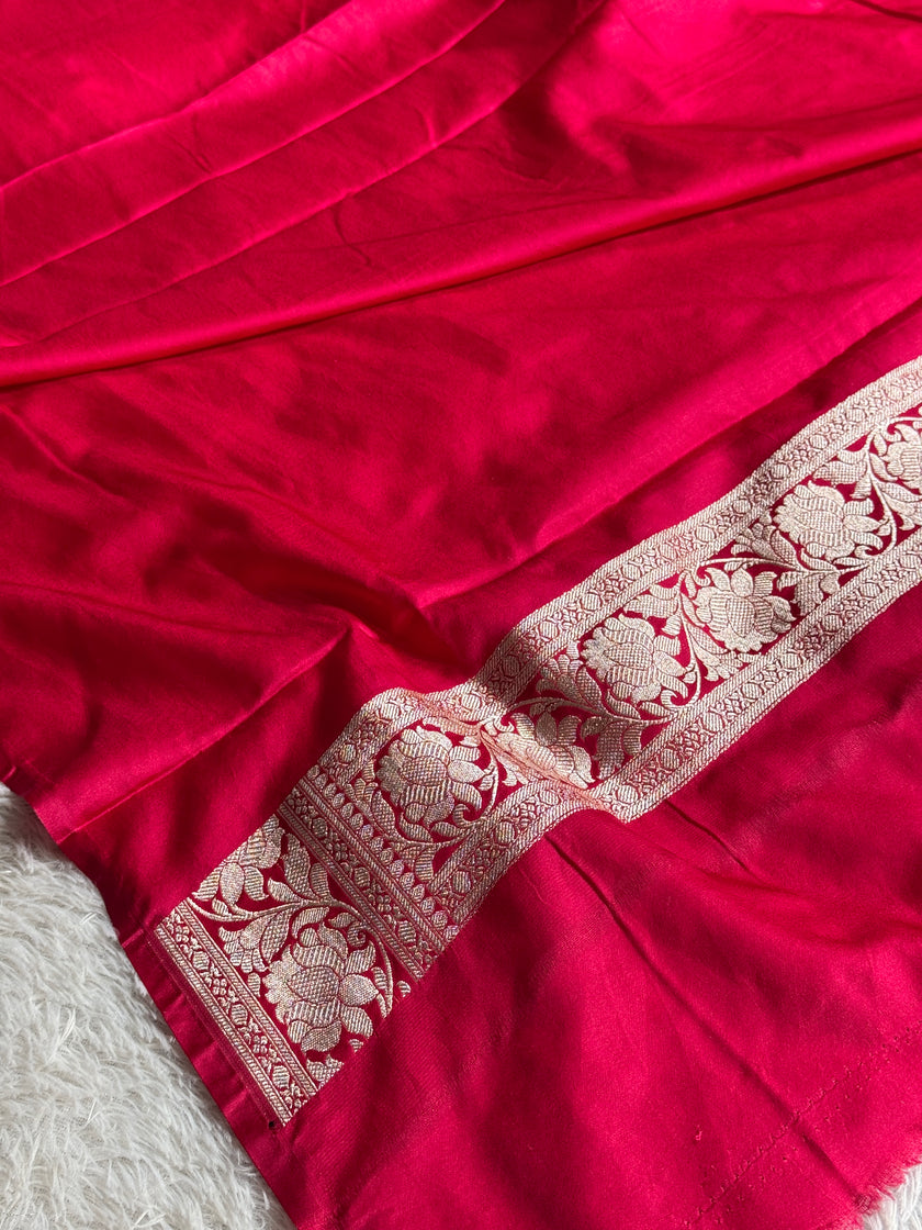 BANARASI MASHRU KATAN SILK SAREE HN568