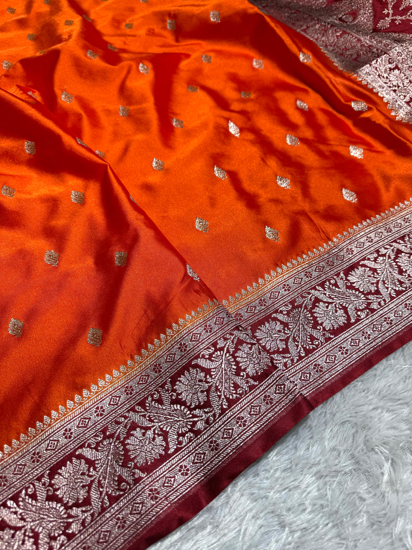 BANARASI MASHRU KATAN SILK SAREE HN330
