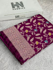 BANARASI MASHRU KATAN SILK SAREE MK55