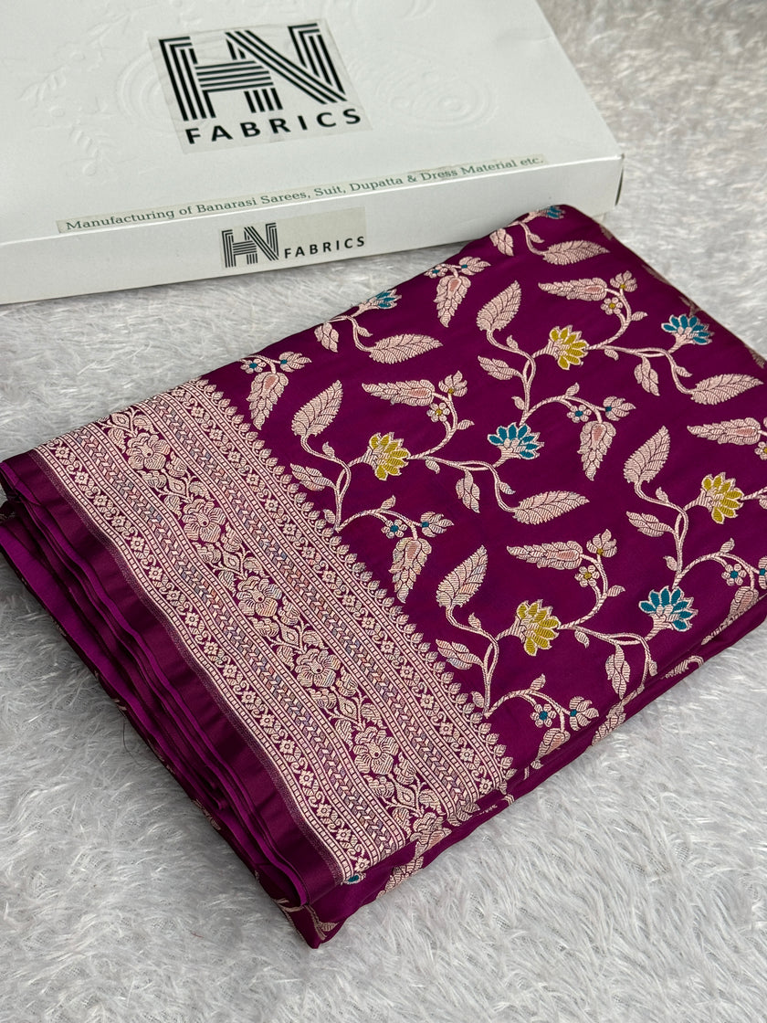 BANARASI MASHRU KATAN SILK SAREE MK55