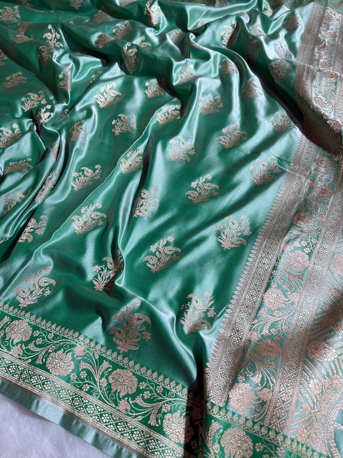 BANARASI MASHRU KATAN SILK SAREE HN521