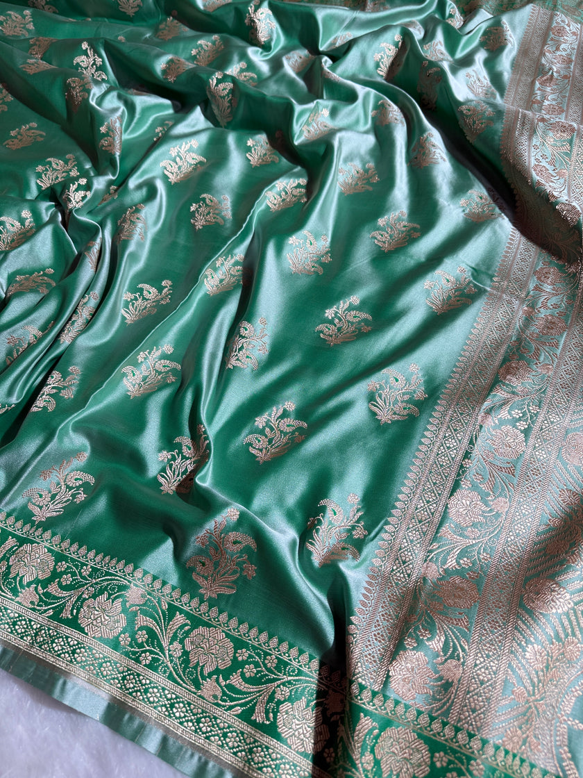 BANARASI MASHRU KATAN SILK SAREE HN521