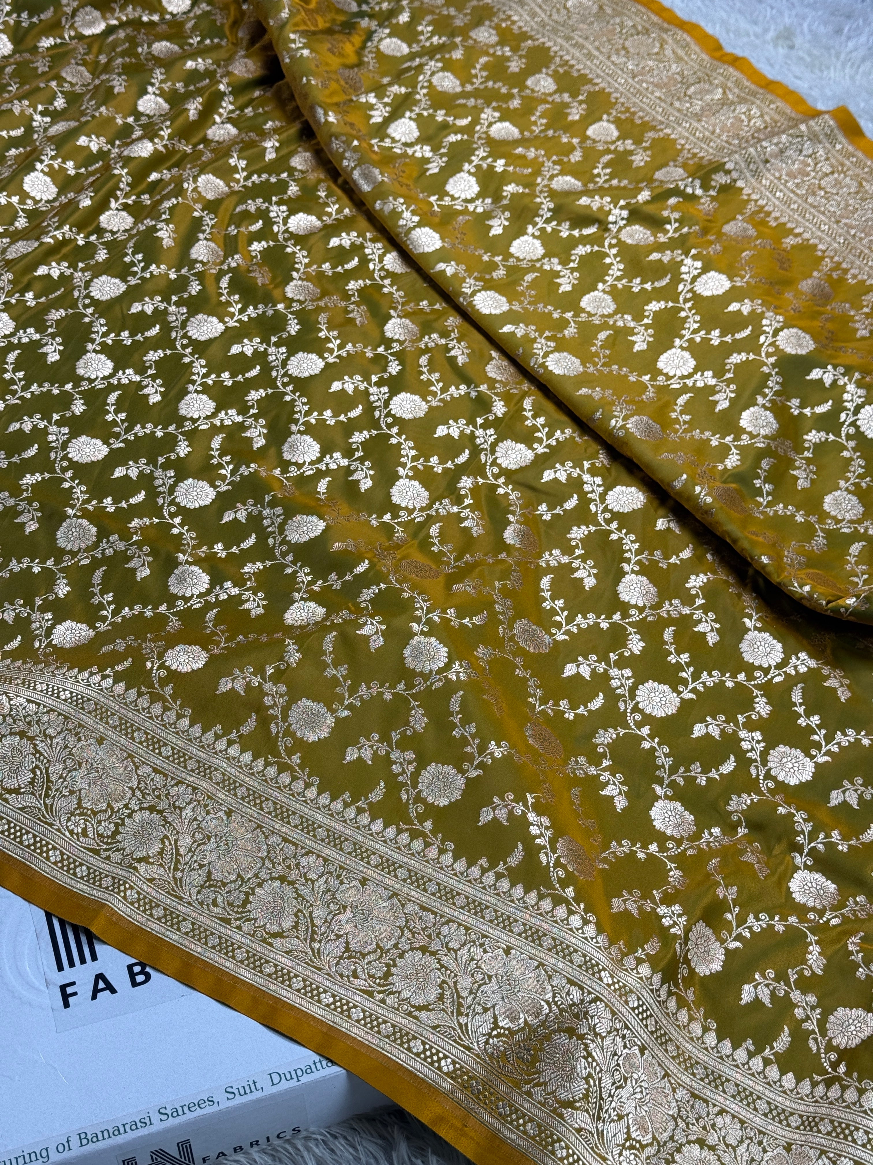 BANARASI MASHRU KATAN SILK SAREE HN950