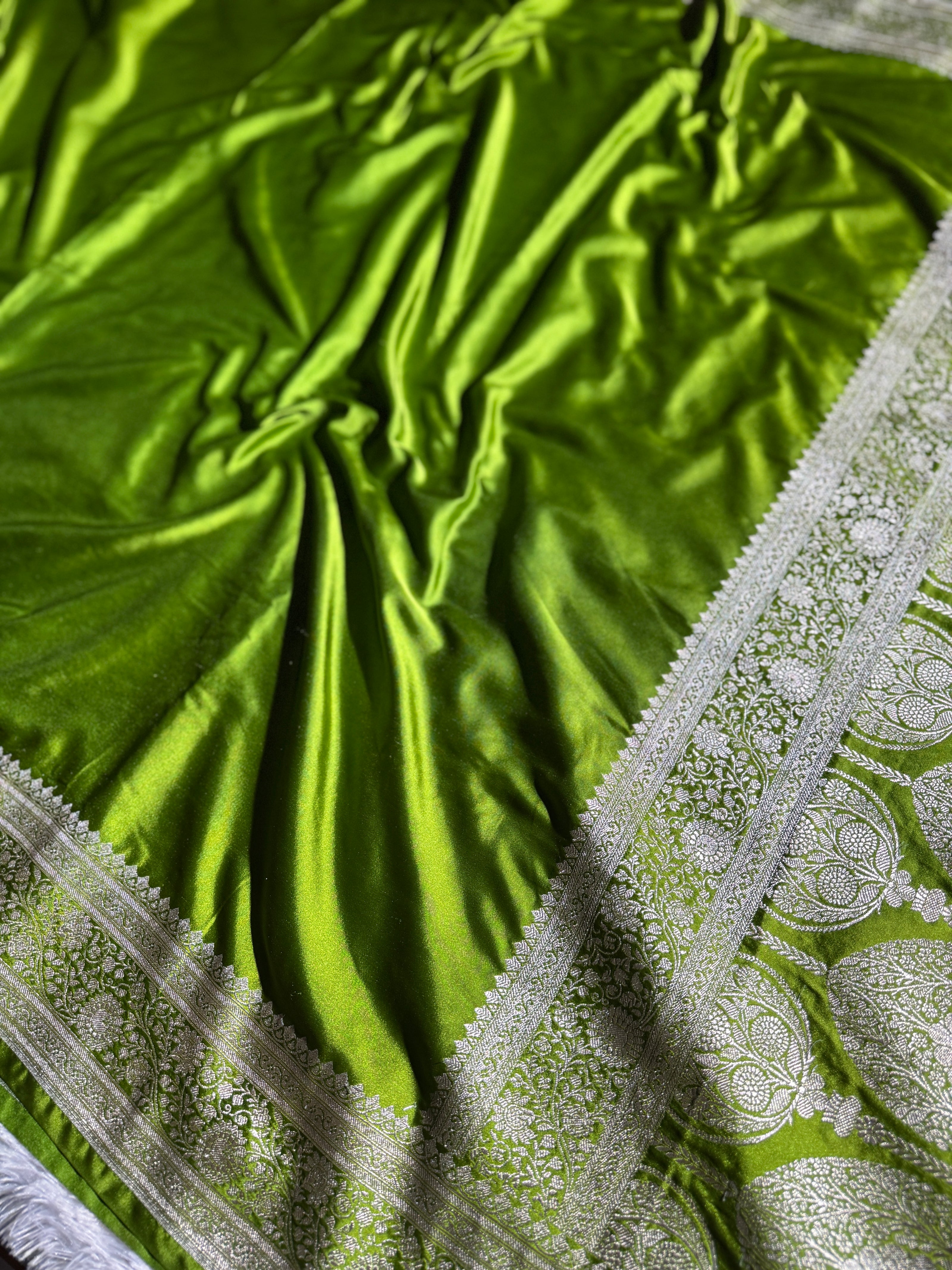 BANARASI MASHRU KATAN SILK SAREE HN199