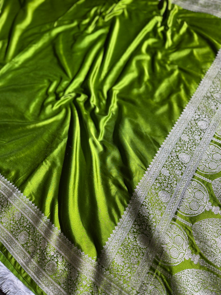 BANARASI MASHRU KATAN SILK SAREE HN199