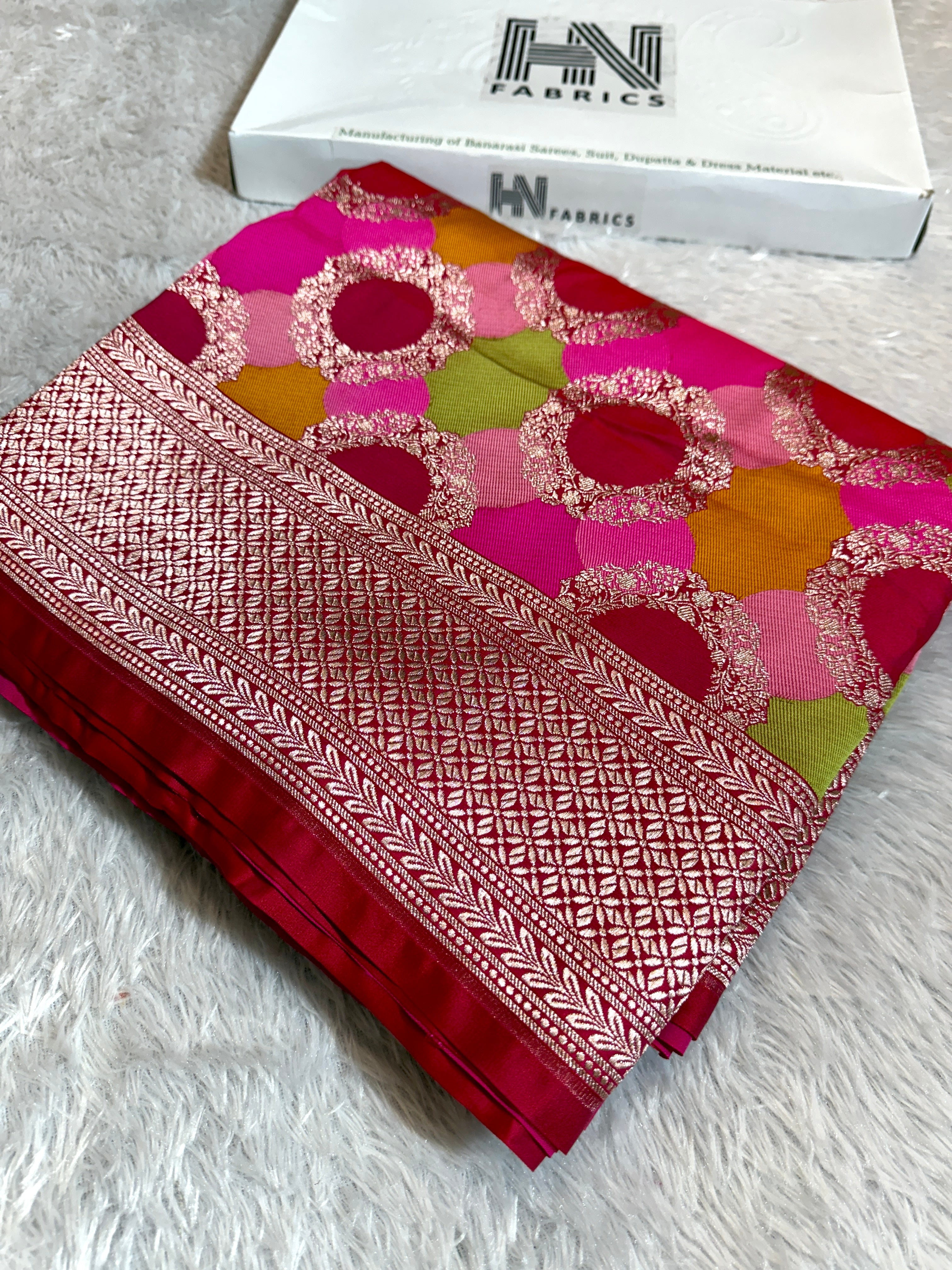 BANARASI MASHRU KATAN SILK SAREE HN516