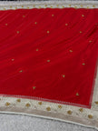 GHUNGROO MASHRU KATAN SILK SAREE WITH CONTRAS GH001