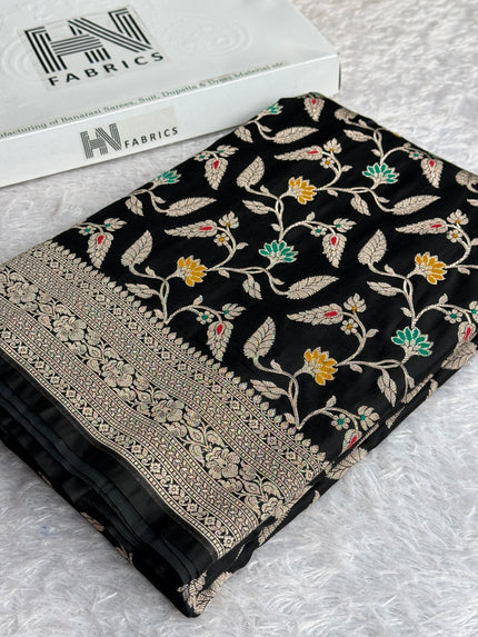 BANARASI MASHRU KATAN SILK SAREE MK055