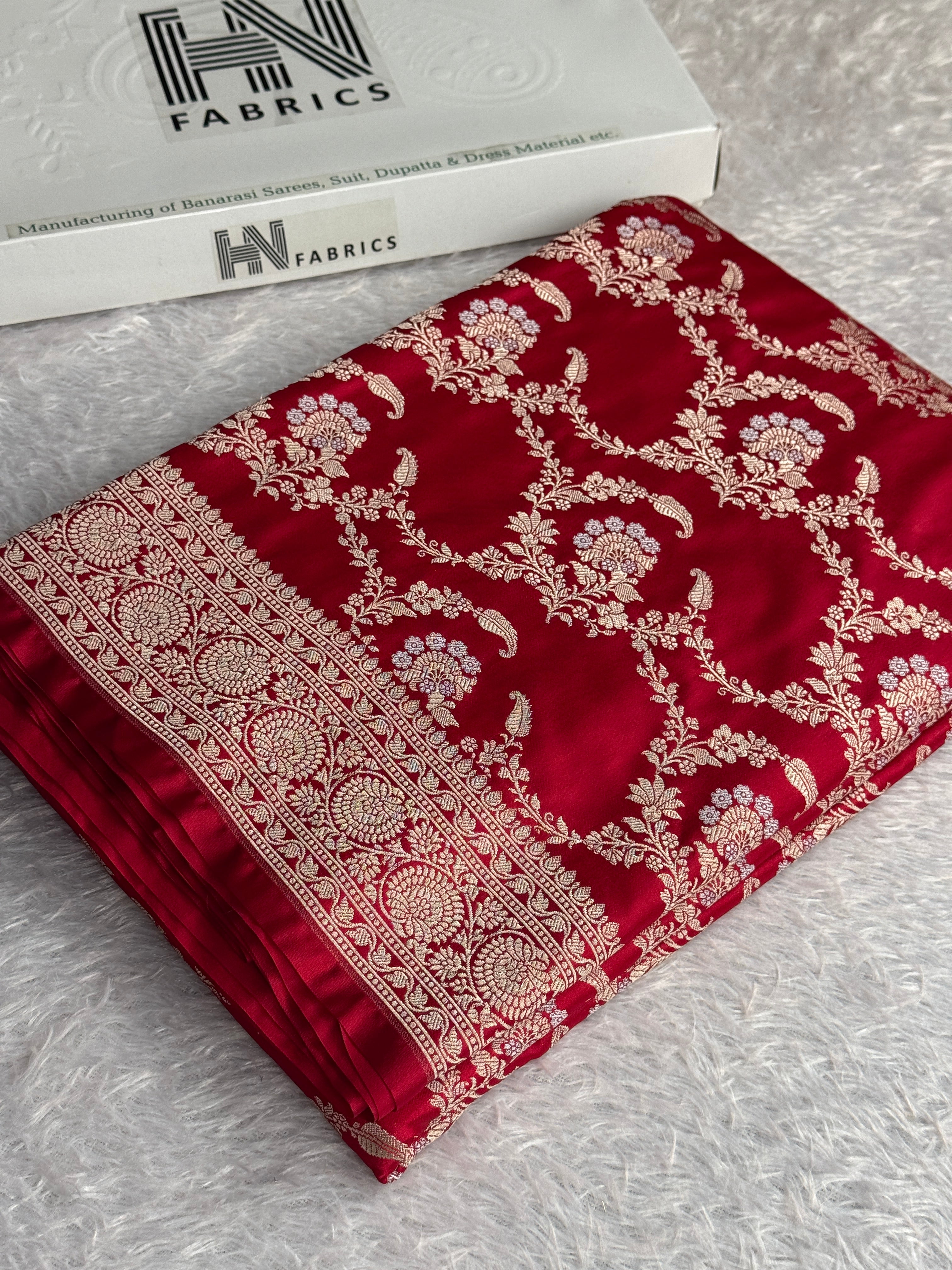 BANARASI MASHRU KATAN SILK SAREE MK050