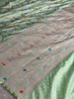 BANARASI MASHRU KATAN SILK SAREE MK070