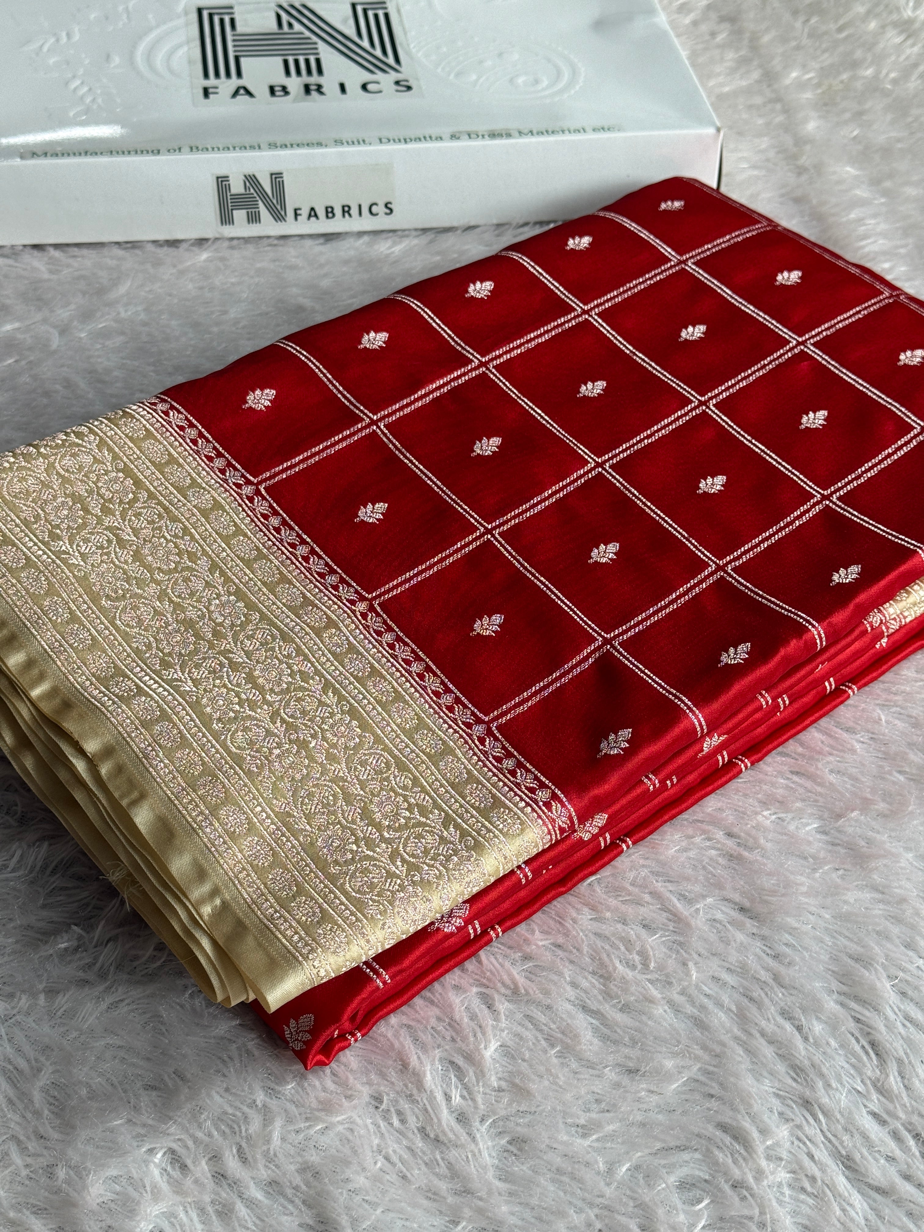 BANARASI MASHRU KATAN SILK SAREE MK032