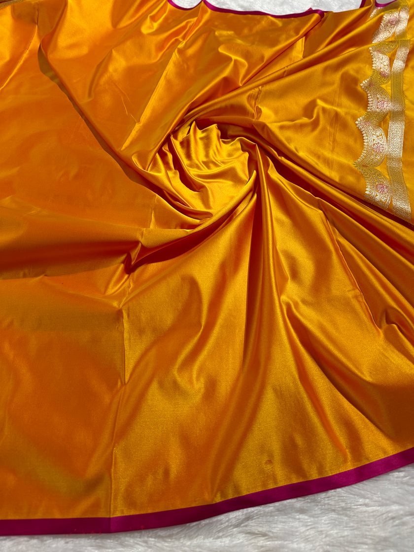 BANARASI MASHRU KATAN SILK SAREE HN534