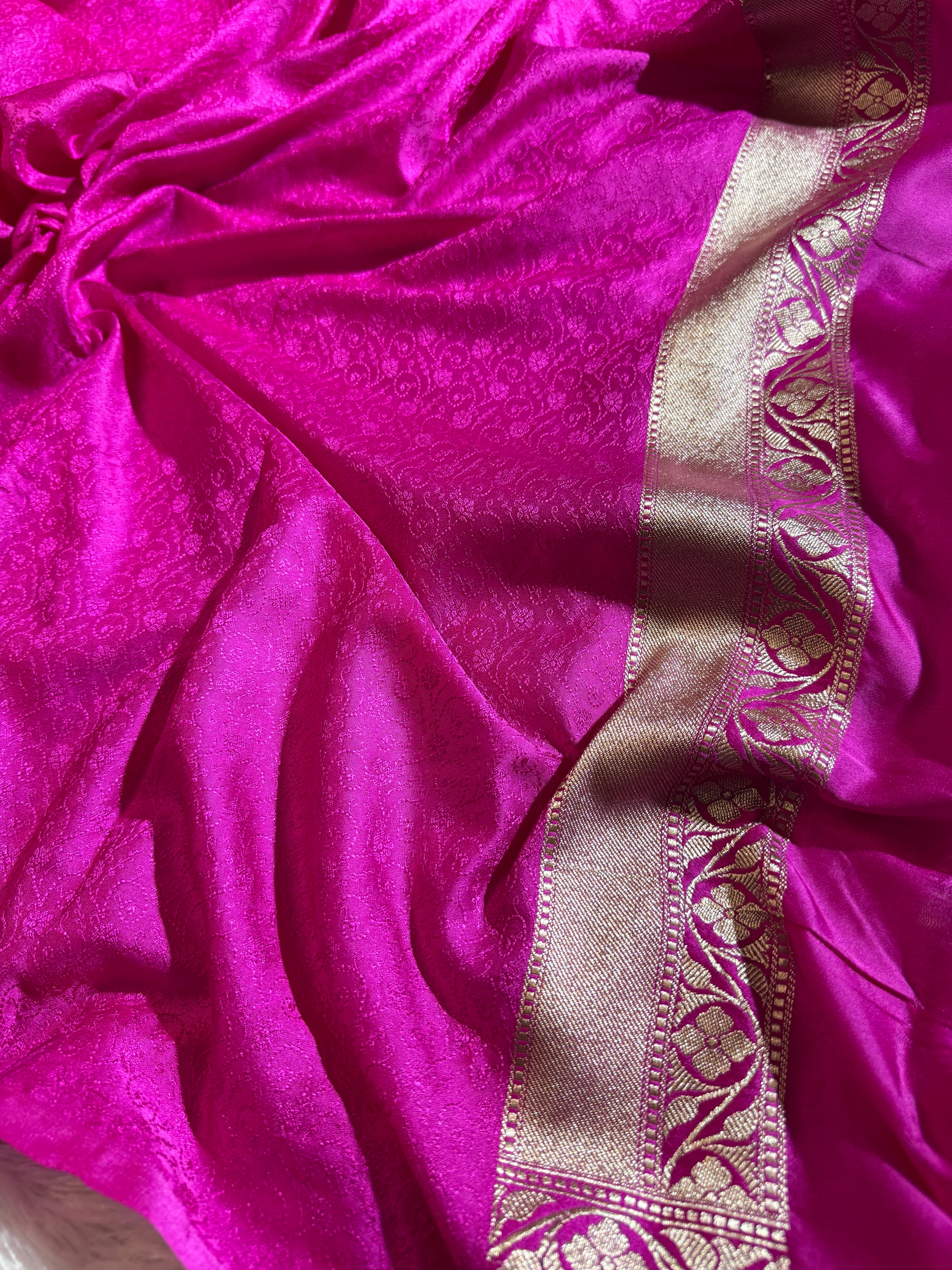 BANARASI MASHRU KATAN SILK SAREE HN103