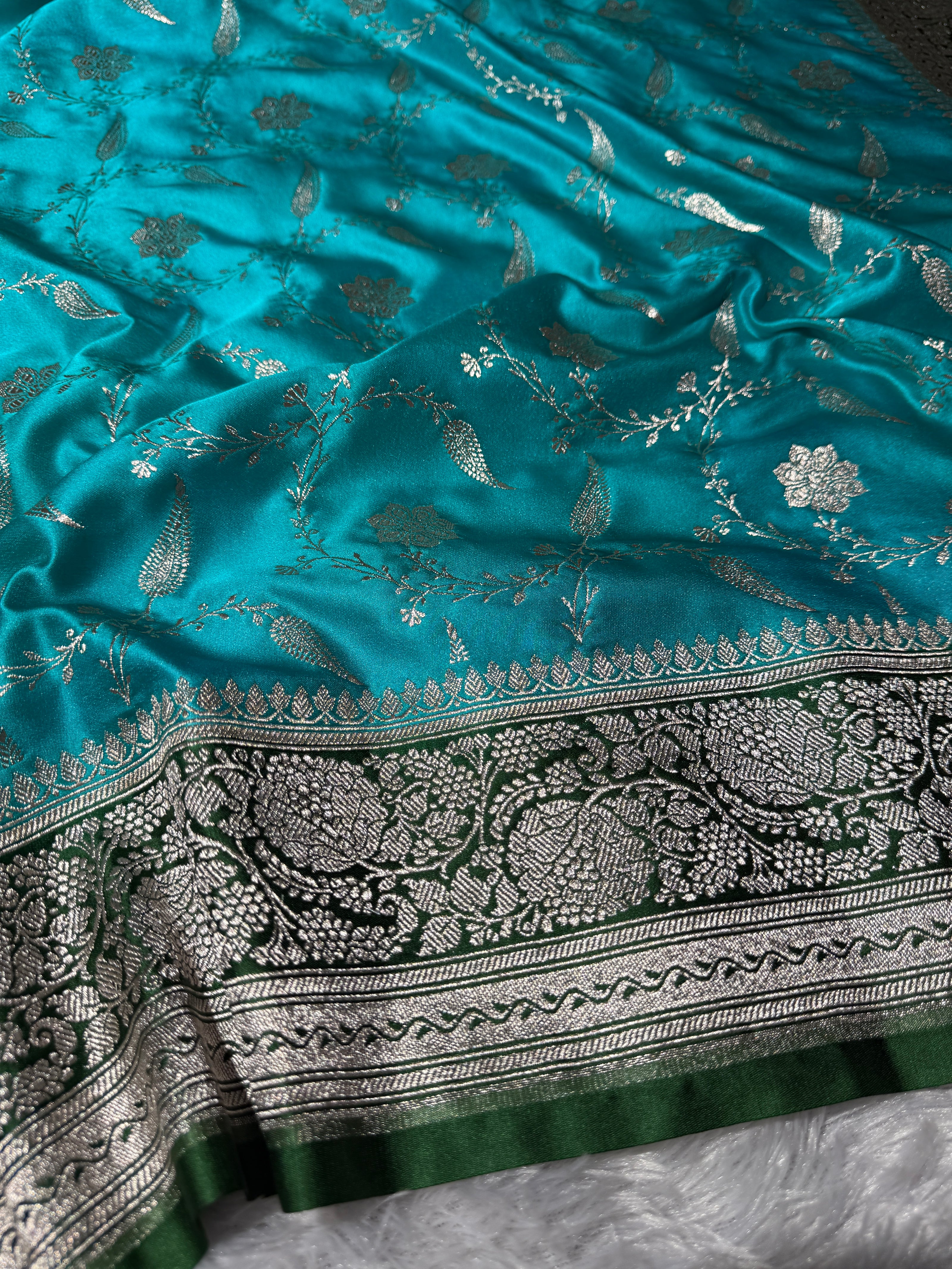 Banarasi Mashru Katan Silk Saree hn112