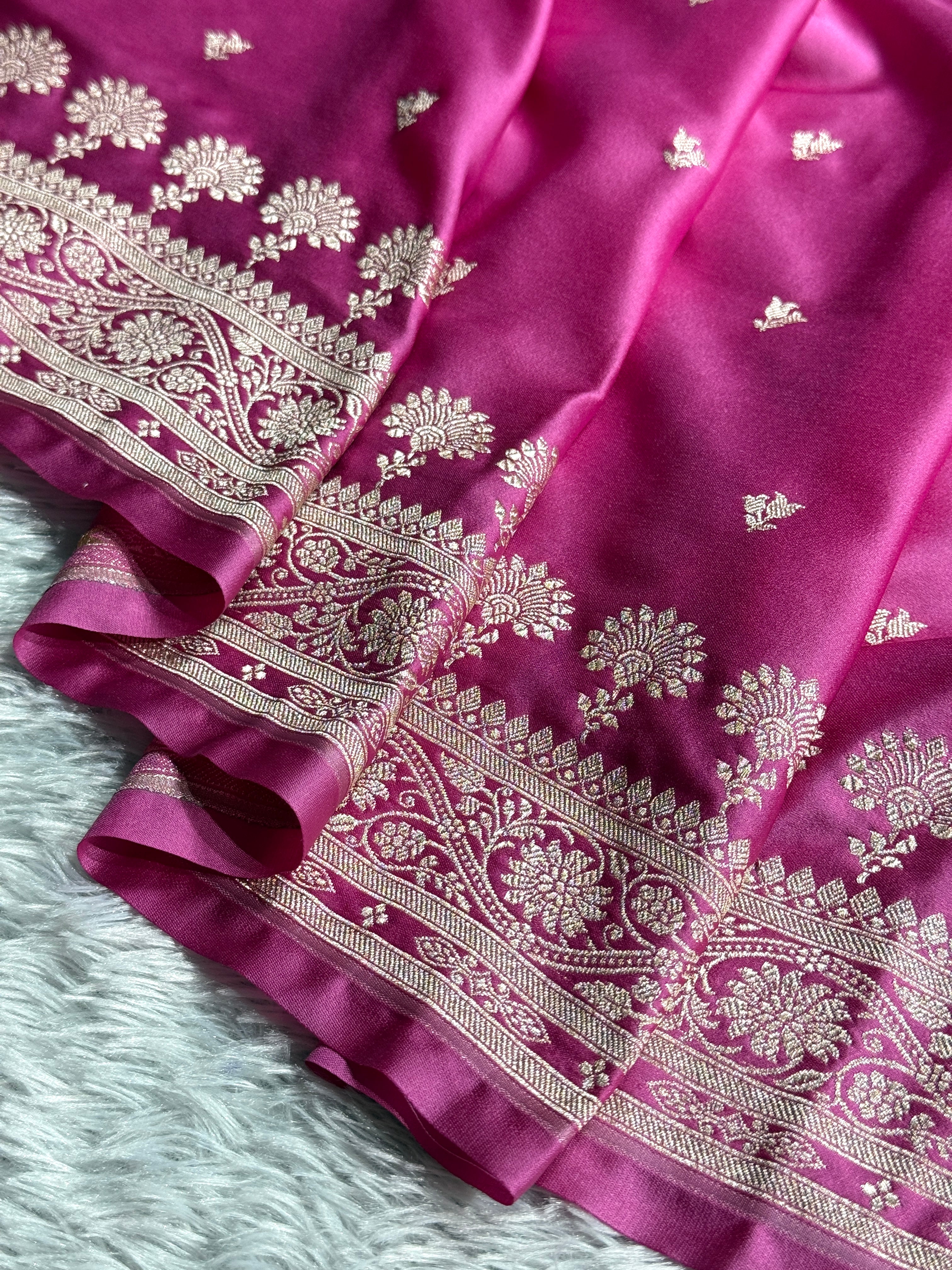 BANARASI MASHRU KATAN SILK SAREE HN650