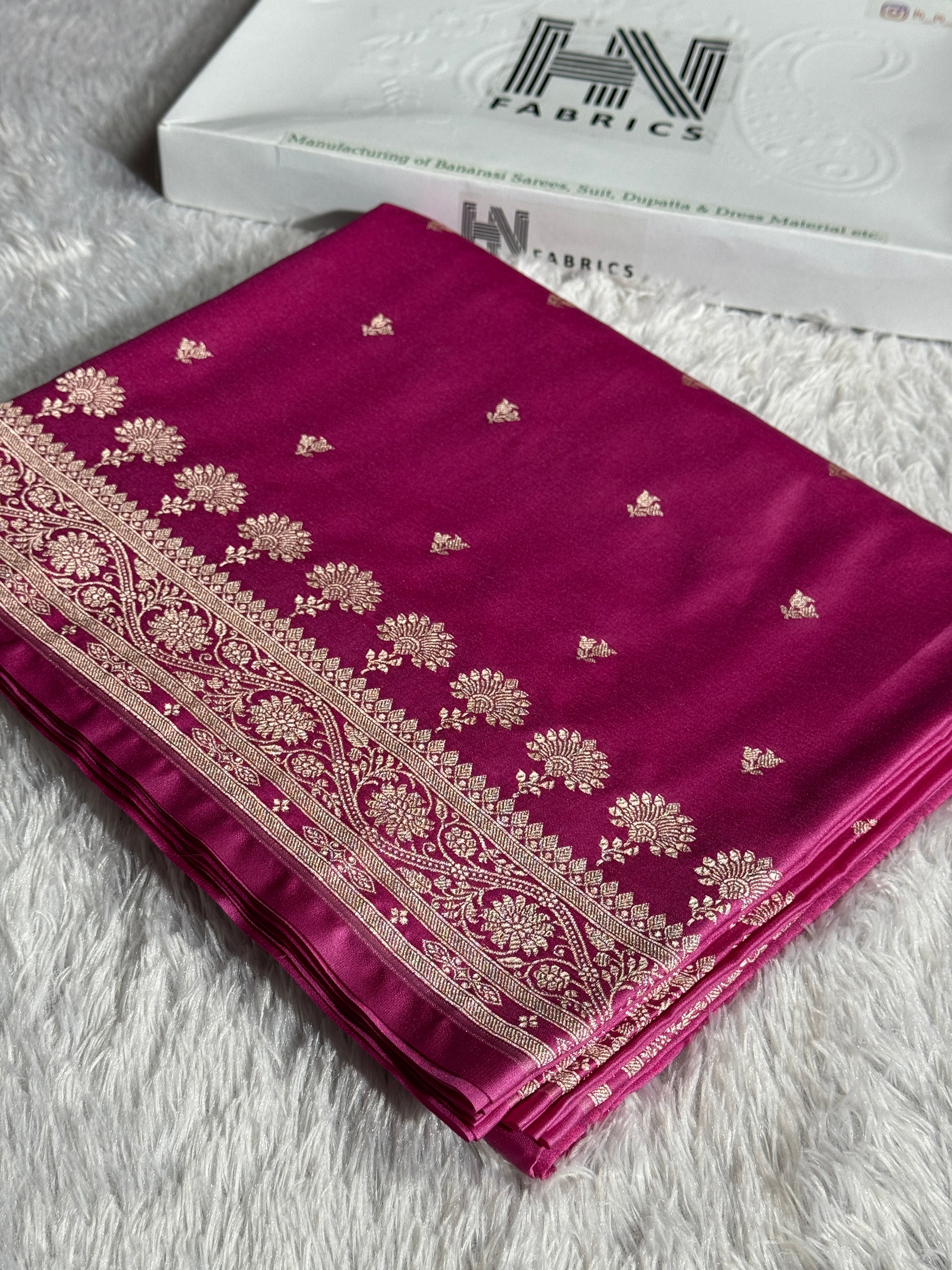 BANARASI MASHRU KATAN SILK SAREE HN650