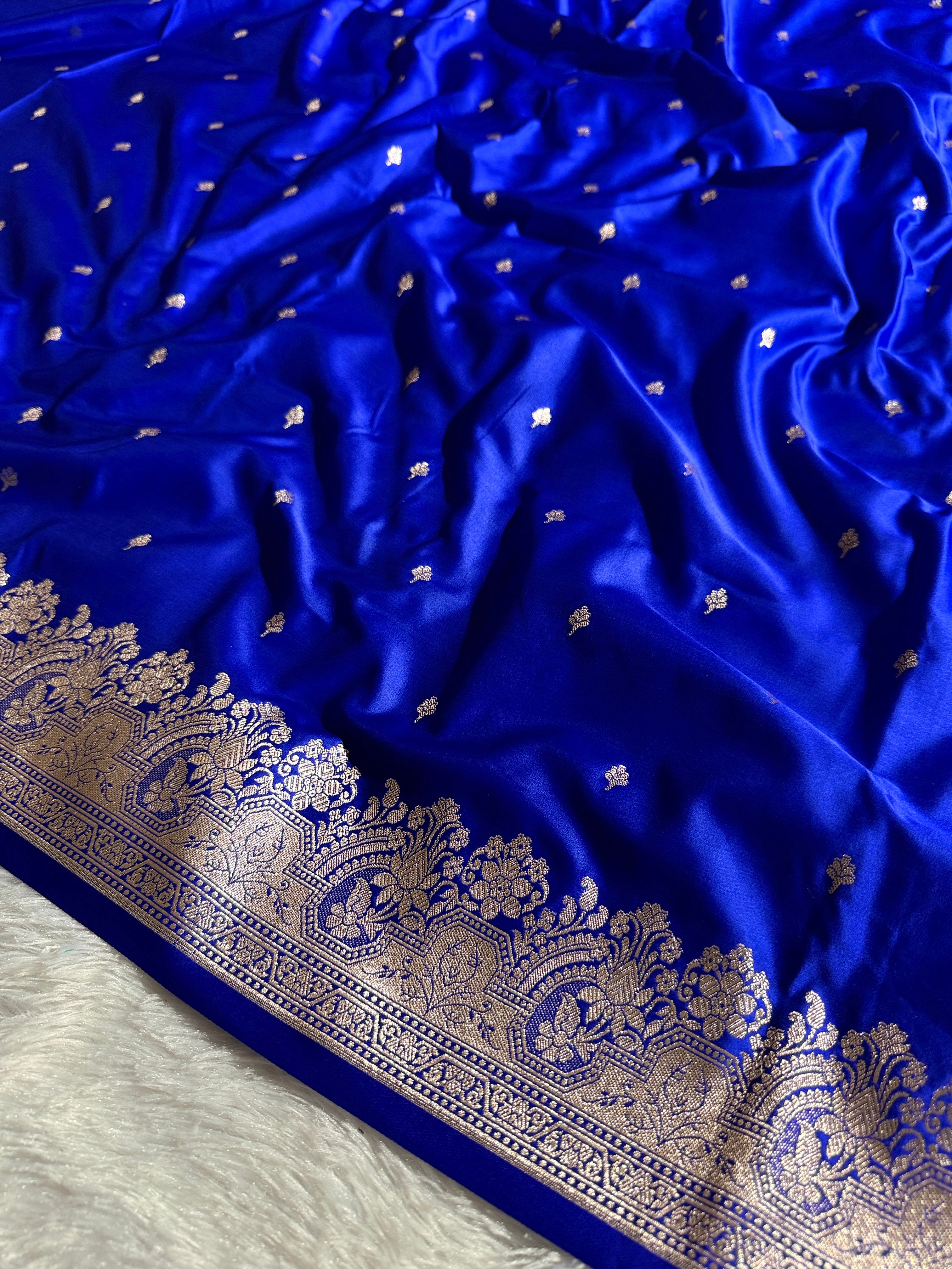 BANARASI MASHRU KATAN SILK SAREE HN537