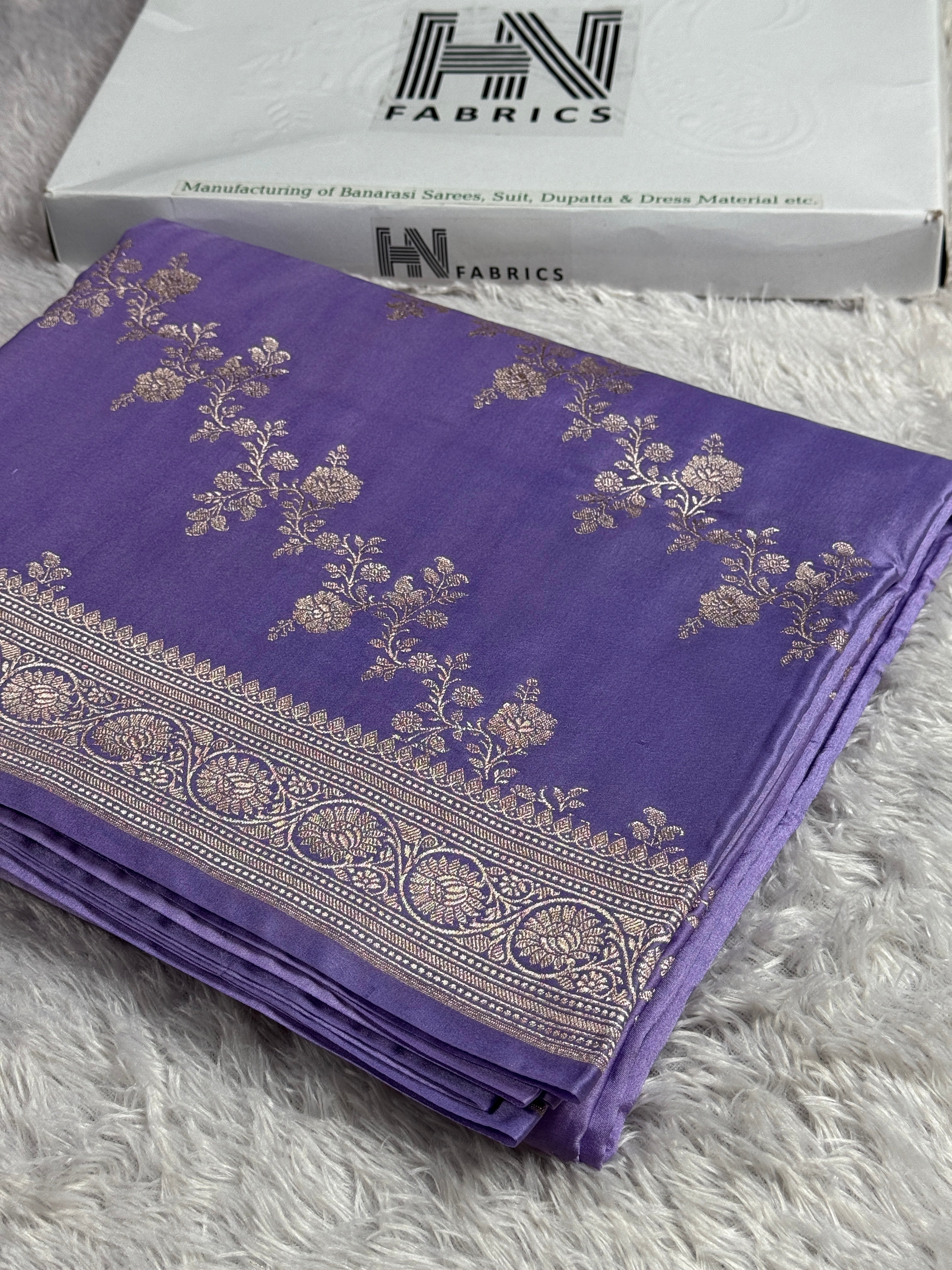 BANARASI MASHRU KATAN SILK SAREE HN580