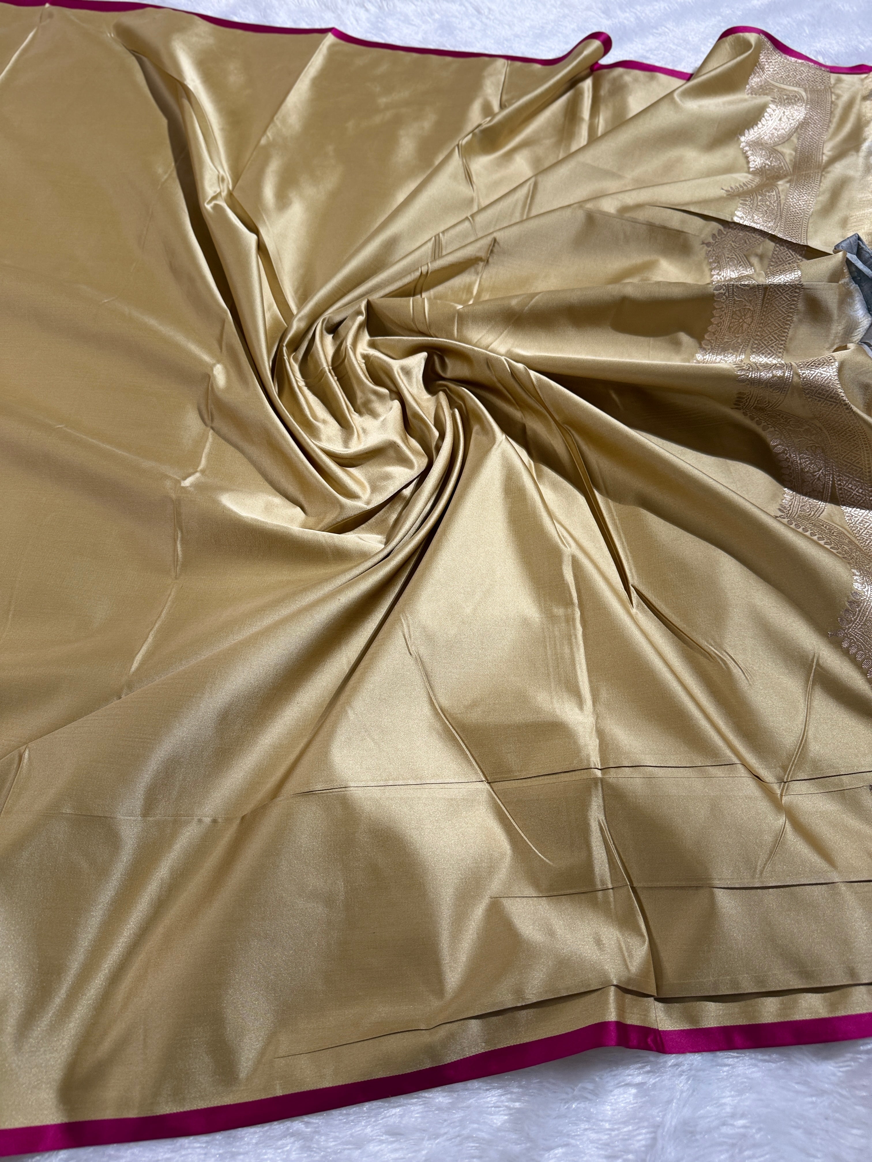 BANARASI MASHRU KATAN SILK SAREE HN354